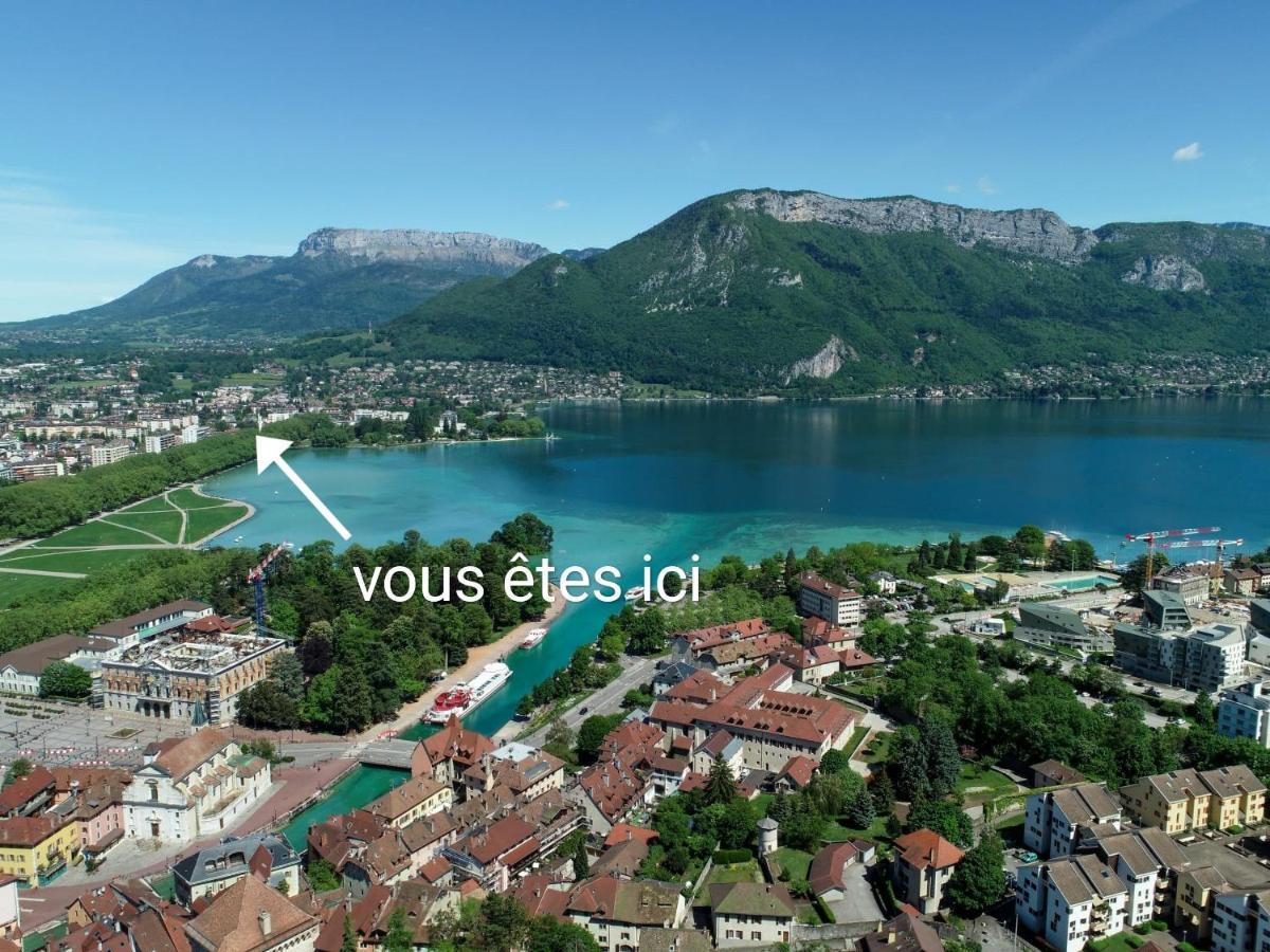 Apartamento Studio Moderne, Place Parking Prive, Emplacement Ideal A 100 M Du Lac. Annecy Exterior foto