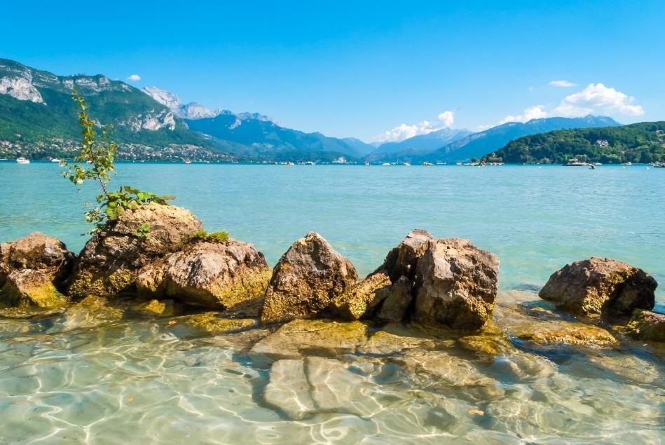 Studio Moderne, Place Parking Prive, Emplacement Ideal A 100 M Du Lac. Annecy Exterior foto