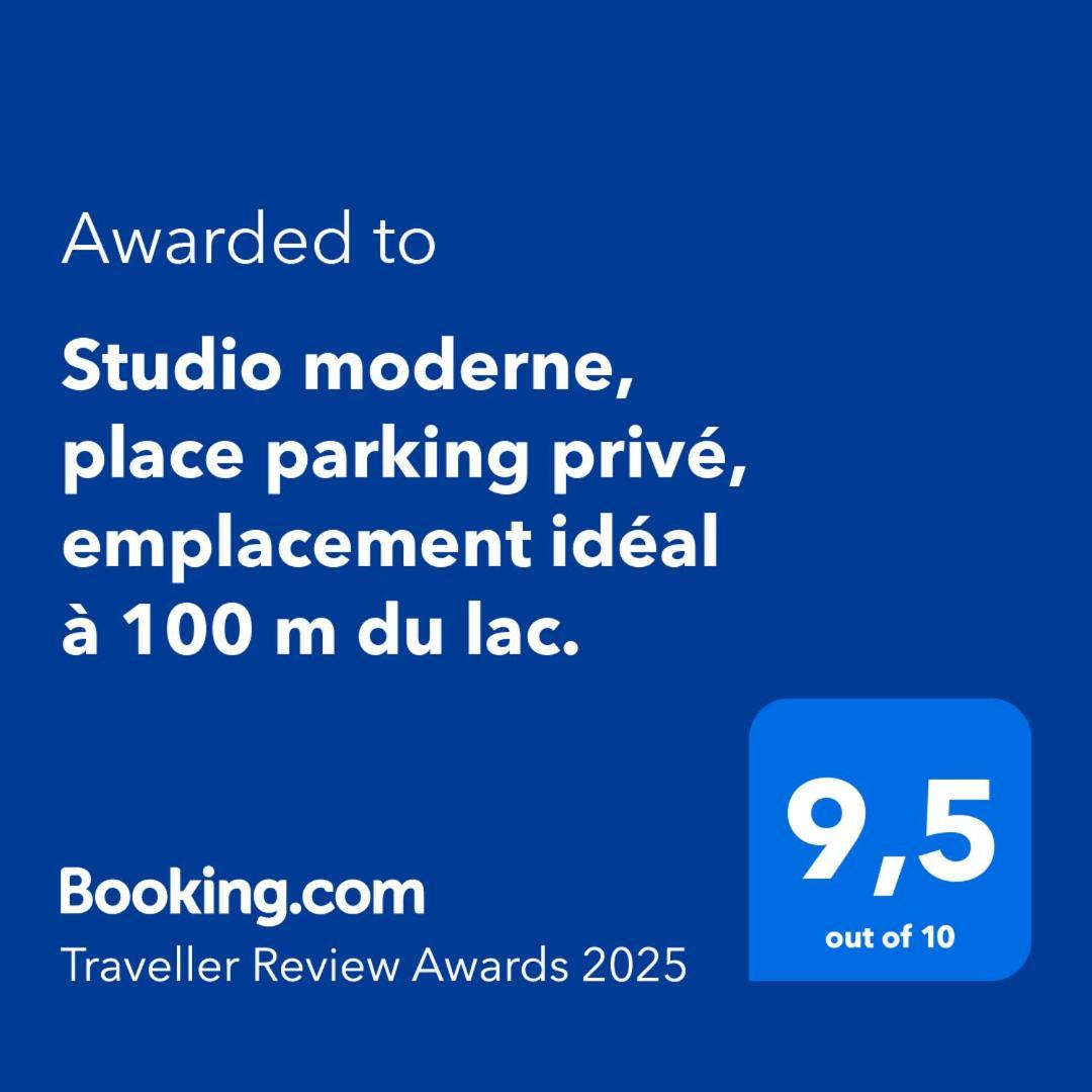 Studio Moderne, Place Parking Prive, Emplacement Ideal A 100 M Du Lac. Annecy Exterior foto